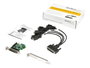 StarTech.com Tarjeta Adaptadora Serie PCI Express de 4 Puertos RS-232 DB9