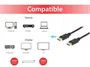 Equip 119251 Cable DisplayPort 1.4 Macho a Macho, 1m, Negro, 8K/60Hz, 4K/120Hz, 32.4 Gbps, Compatible con HDCP 2.2, HDR, DSC, VESA