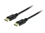 Equip 119251 Cable DisplayPort 1.4 Macho a Macho, 1m, Negro, 8K/60Hz, 4K/120Hz, 32.4 Gbps, Compatible con HDCP 2.2, HDR, DSC, VESA