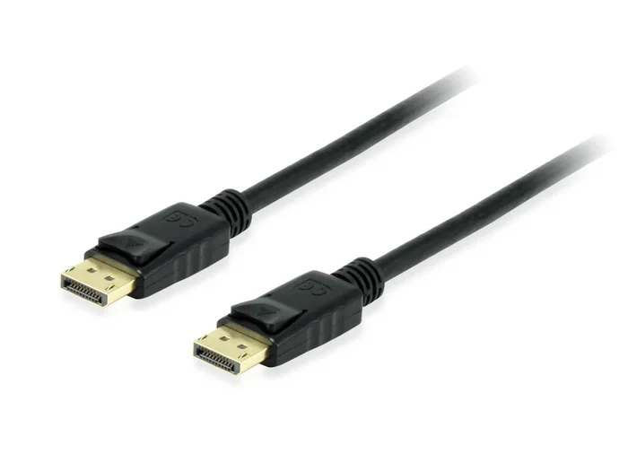Equip 119251 Cable DisplayPort 1.4 Macho a Macho, 1m, Negro, 8K/60Hz, 4K/120Hz, 32.4 Gbps, Compatible con HDCP 2.2, HDR, DSC, VESA