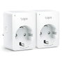 TP-Link Tapo P100 Pack de 2 Enchufes Inteligentes Wi-Fi Blanco
