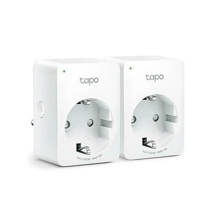 TP-Link Tapo P100 Pack de 2 Enchufes Inteligentes Wi-Fi Blanco TP-Link Tapo P100 Pack de 2 Enchufes Inteligentes Wi-Fi Blanco