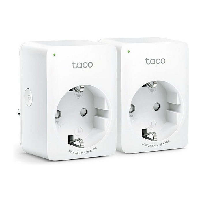 TP-Link Tapo P100 Pack de 2 Enchufes Inteligentes Wi-Fi Blanco TP-Link Tapo P100 Pack de 2 Enchufes Inteligentes Wi-Fi Blanco