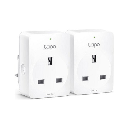 TP-Link Tapo P100 Pack de 2 Enchufes Inteligentes Wi-Fi Blanco TP-Link Tapo P100 Pack de 2 Enchufes Inteligentes Wi-Fi Blanco