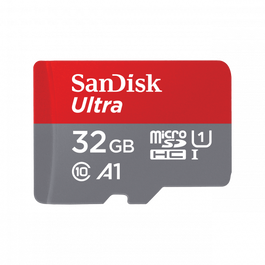 SanDisk Ultra 32GB microSDHC Clase 10 UHS-I 100MB/s con Adaptador SD