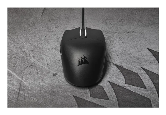 Corsair Katar Pro XT CH-930C111-EU Ratón Gaming Ambidextro Óptico 18000 DPI, 6 Botones, Negro, Cable USB Tipo A