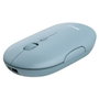 Trust Puck Ratón inalámbrico Bluetooth recargable azul