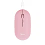 Trust Puck Ratón Inalámbrico Oficina Bluetooth y RF, Silencioso, Recargable USB-C, Ambidiestro, 1600 DPI, Ultrafino 27mm, Rosa