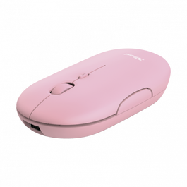 Trust Ratón 24125 Ambidextro Inalámbrico RF + Bluetooth Óptico 1600 DPI Rosa