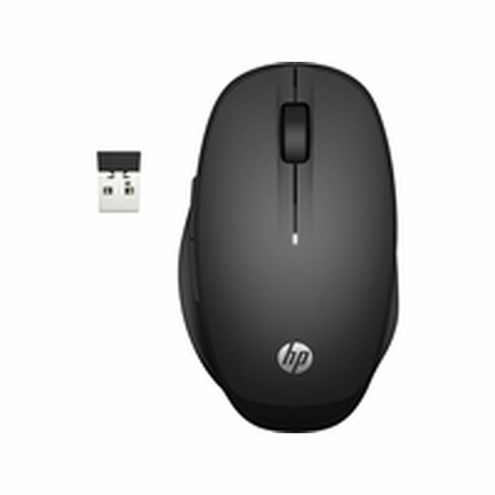 HP Dual Mode Black Mouse 300 Negro