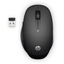 HP Dual Mode Black Mouse 300 Negro