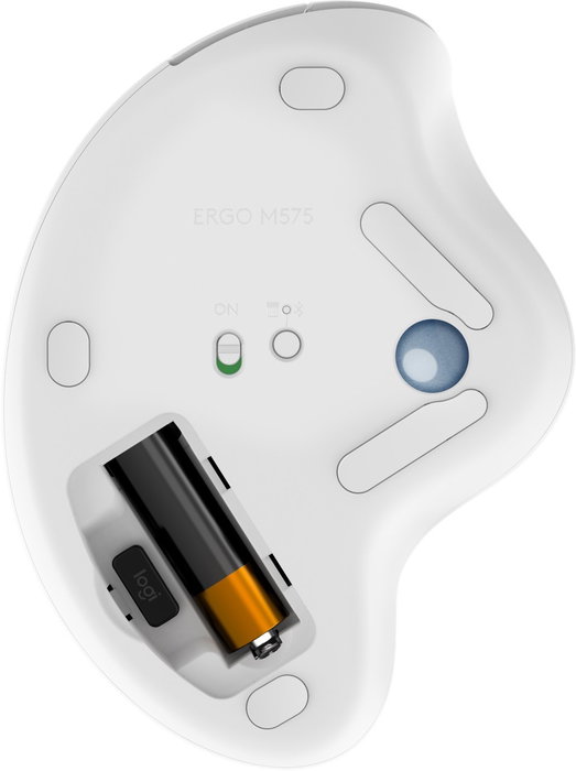 Logitech ERGO M575 Ratón Trackball Inalámbrico Blanco Logitech ERGO M575 Ratón Trackball Inalámbrico Blanco