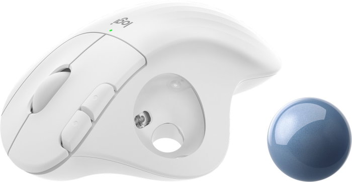 Logitech ERGO M575 Ratón Trackball Inalámbrico Blanco Logitech ERGO M575 Ratón Trackball Inalámbrico Blanco