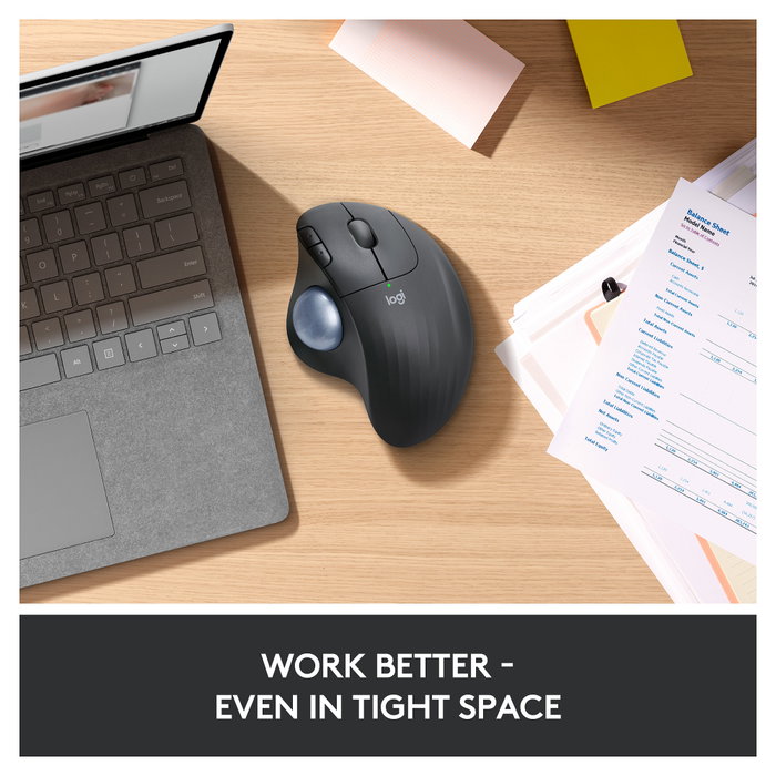 Logitech ERGO M575 Ratón Trackball Inalámbrico Blanco Logitech ERGO M575 Ratón Trackball Inalámbrico Blanco