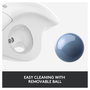 Logitech ERGO M575 Ratón Trackball Inalámbrico Blanco