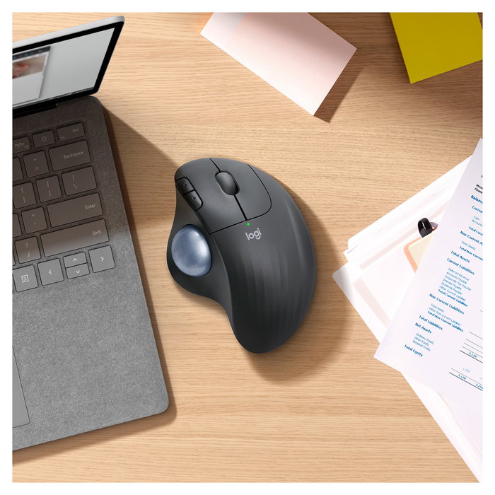 Logitech ERGO M575 Ratón Trackball Inalámbrico Blanco Logitech ERGO M575 Ratón Trackball Inalámbrico Blanco