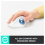 Logitech ERGO M575 Ratón Trackball Inalámbrico Blanco