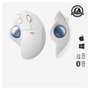 Logitech ERGO M575 Ratón Trackball Inalámbrico Blanco