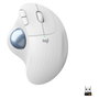 Logitech ERGO M575 Ratón Trackball Inalámbrico Blanco
