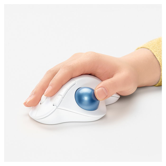 Logitech ERGO M575 Ratón Trackball Inalámbrico Blanco Logitech ERGO M575 Ratón Trackball Inalámbrico Blanco