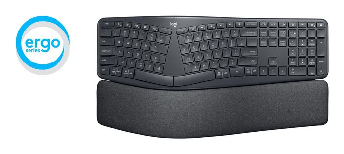 Logitech Ergo K860 Teclado Ergonómico Inalámbrico Español Grafito Logitech Ergo K860 Teclado Ergonómico Inalámbrico Español Grafito