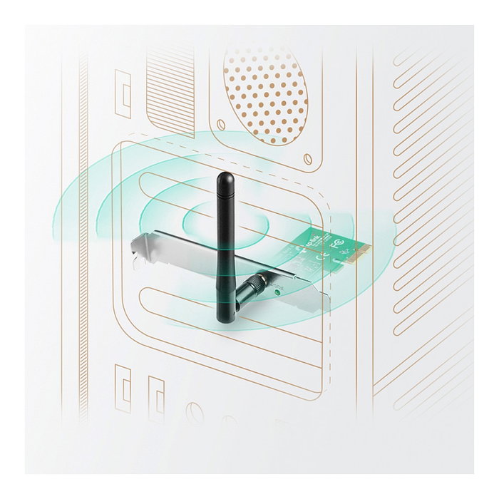 TP-Link TL-WN781ND Tarjeta de Red Inalámbrica 150Mbps PCI Express TP-Link TL-WN781ND Tarjeta de Red Inalámbrica 150Mbps PCI Express
