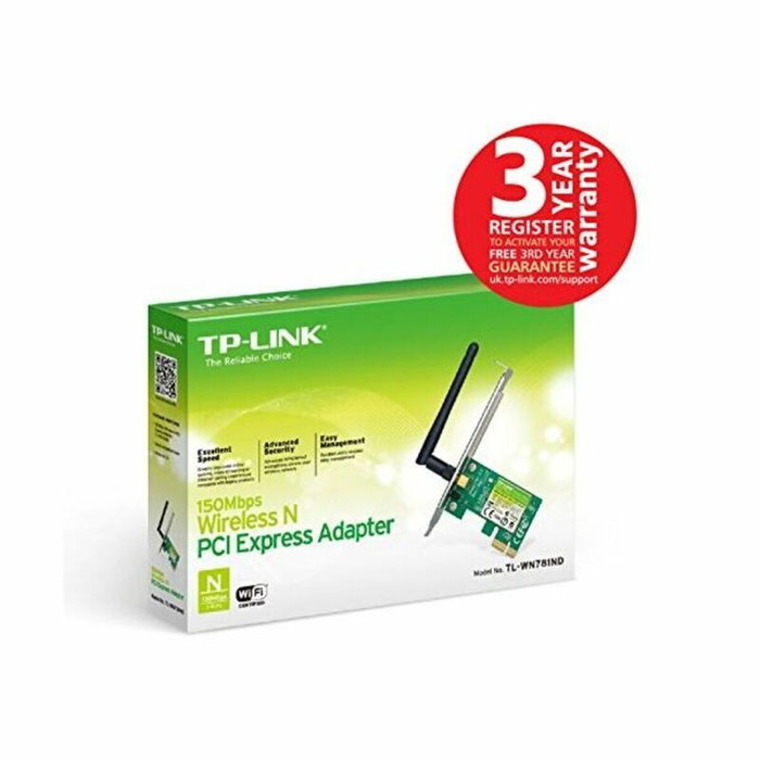 TP-Link TL-WN781ND Tarjeta de Red Inalámbrica 150Mbps PCI Express TP-Link TL-WN781ND Tarjeta de Red Inalámbrica 150Mbps PCI Express
