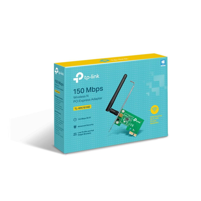 TP-Link TL-WN781ND Tarjeta de Red Inalámbrica 150Mbps PCI Express TP-Link TL-WN781ND Tarjeta de Red Inalámbrica 150Mbps PCI Express