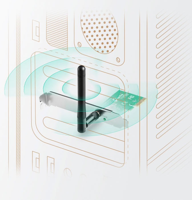 TP-Link TL-WN781ND Tarjeta de Red Inalámbrica 150Mbps PCI Express TP-Link TL-WN781ND Tarjeta de Red Inalámbrica 150Mbps PCI Express