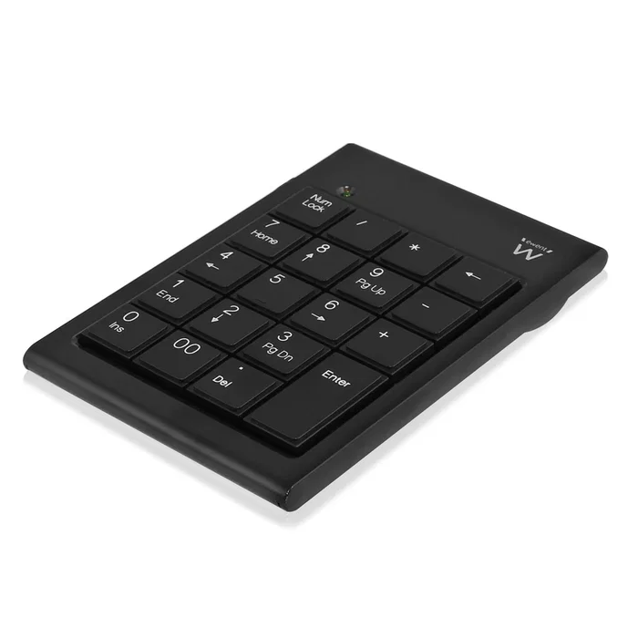 Ewent Teclado Numérico USB para PC/Servidor EW3102 - Negro, Ideal para Contabilidad, Hojas de Cálculo y Juegos