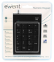 Ewent EW3102 Teclado Numérico USB Negro
