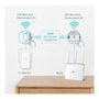 TP-Link TL-WPA7517 Kit de adaptadores Powerline AV1000 con Wi-Fi AC750 Blanco