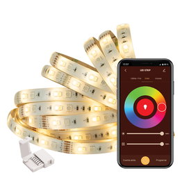 Muvit Tira LED Io Wifi Rgb+Cct 5 Metros Controlable por App y Asistentes de Voz