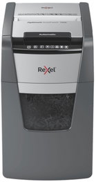 Rexel Optimum AutoFeed+ 150X Destructora de Papel de Corte Cruzado Negro y Gris