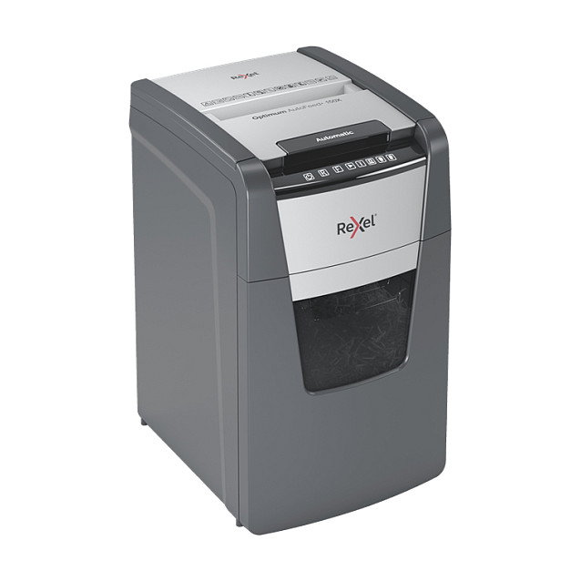 Rexel Optimum AutoFeed 150X Destructora Automática Negro, Gris, P-4, 150 Hojas Rexel Optimum AutoFeed 150X Destructora Automática Negro, Gris, P-4, 150 Hojas