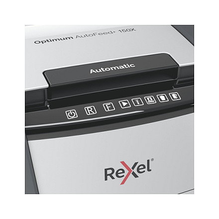Rexel Optimum AutoFeed 150X Destructora Automática Negro, Gris, P-4, 150 Hojas Rexel Optimum AutoFeed 150X Destructora Automática Negro, Gris, P-4, 150 Hojas