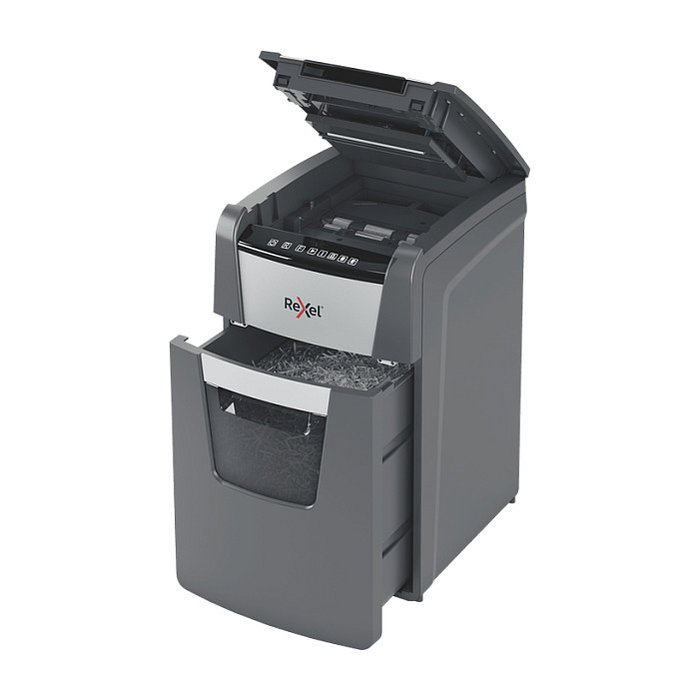 Rexel Optimum AutoFeed 150X Destructora Automática Negro, Gris, P-4, 150 Hojas Rexel Optimum AutoFeed 150X Destructora Automática Negro, Gris, P-4, 150 Hojas