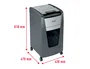 Rexel Optimum AutoFeed+ 225X Destructora de Papel Corte Cruzado Negro y Gris