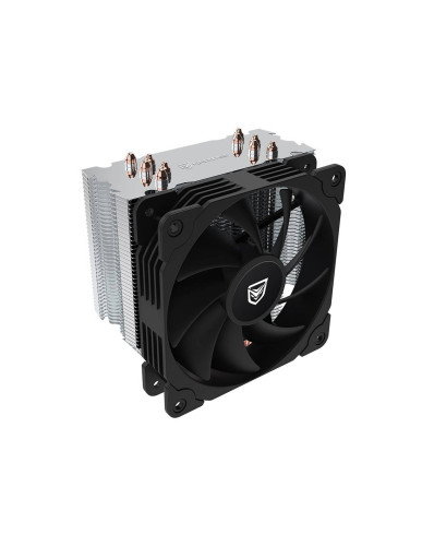 Nfortec Vela X Procesador Enfriador 12 cm Negro 1 pieza(s)