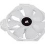 Corsair SP120 RGB ELITE Ventilador PC 120mm Blanco 3-Pack con AirGuide, PWM, 1500 RPM, 47.73 CFM