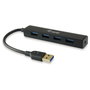 Equip Hub USB 3.0 con 4 Puertos Negro