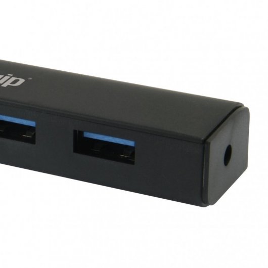 Equip 128953 Hub USB 3.2 Gen 1 con 4 puertos USB Type-A, 5000 Mbit/s, Negro, Plástico