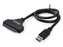 Equip Adaptador USB 3.2 Gen1 a SATA para HDD/SSD 2.5", UASP, Velocidad 5 Gb/s, Cable 50 cm, Negro - 133471