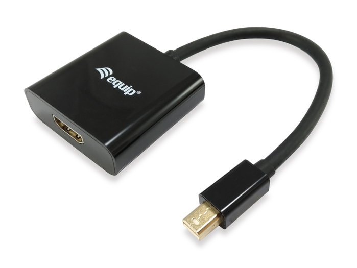 Equip Adaptador Mini DisplayPort a HDMI 1080p Full HD, Beige y Blanco Equip Adaptador Mini DisplayPort a HDMI 1080p Full HD, Beige y Blanco