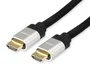 Equip Cable HDMI 2.1 3m 8K/60Hz 4K/120Hz Mallado Negro y Plata