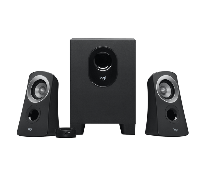Logitech 980-000413 Conjunto de Altavoces 2.1 Canales 25W PC Negro con Subwoofer Logitech 980-000413 Conjunto de Altavoces 2.1 Canales 25W PC Negro con Subwoofer