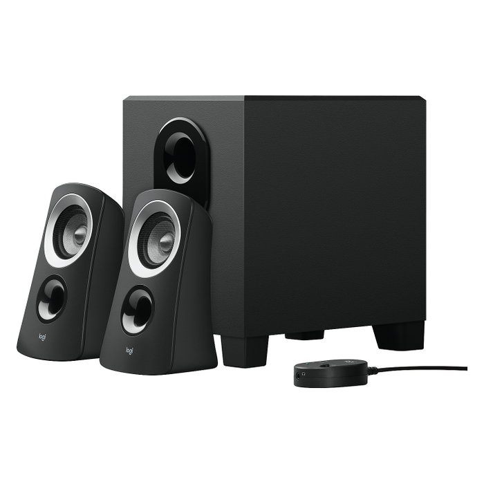 Logitech Z313 Altavoces 2.1 Negro