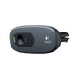 Logitech C270 Webcam HD 720p, 3 MP, Micrófono Integrado, USB 2.0, Negro/Gris