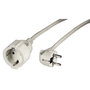 Hama Cable de extensión Schuko 2m Blanco