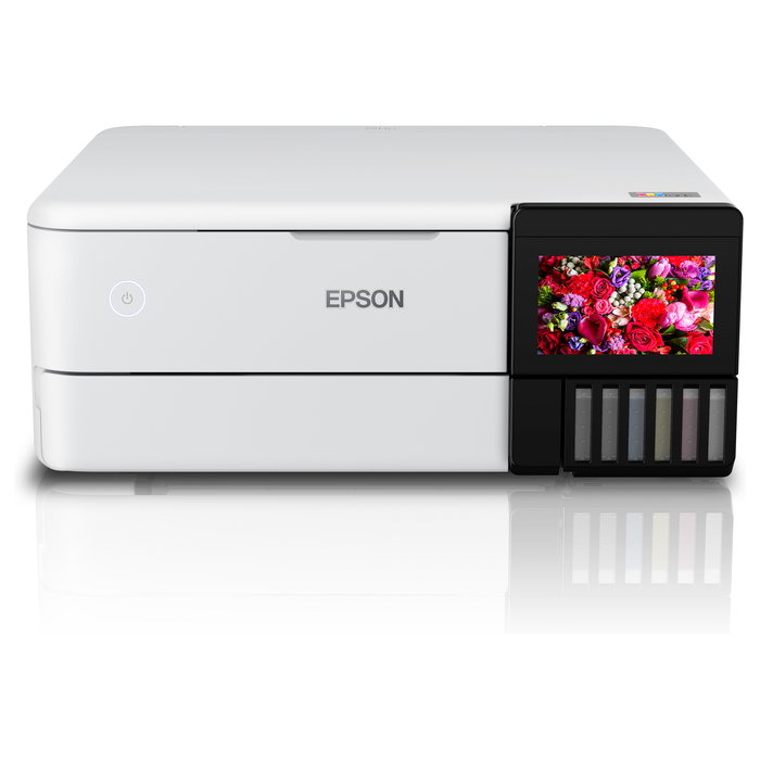 Epson ET-8500 Impresora Inyección Tinta Color A4 5760x1440 DPI Wifi Ethernet USB Pantalla Táctil LCD Blanco
